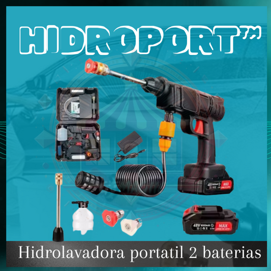 HIDROPORT™ - Hidrolavadora portatil 2 baterias