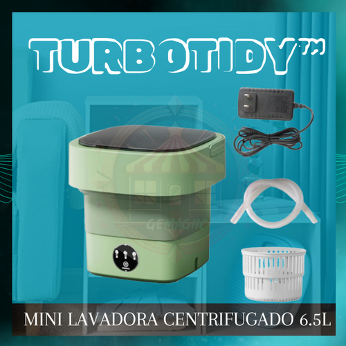 TURBOTIDY™ - Mini Lavadora Centrifugado 6.5L